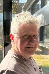 Portrait of a staff member at Aerial Technical Ressource centre.